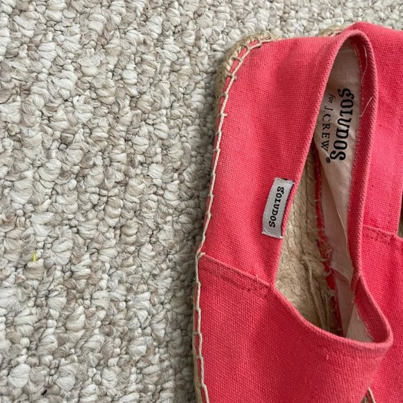 SOLUDOS For J Crew Pink Espadrilles Size 38 - Picture 11 of 13